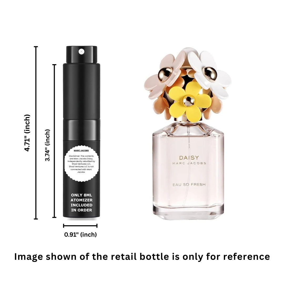 Marc Jacobs Daisy Eau So Fresh Eau de Toilette para mujer 8ml / 0.27oz – Atomizador de perfume decantado 100% original auténtico