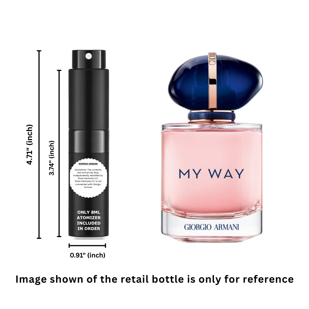 Giorgio Armani My Way Eau de Parfum para Mujer 8ml / 0.27oz – Perfume Vaporizador Decantado 100% Original Auténtico