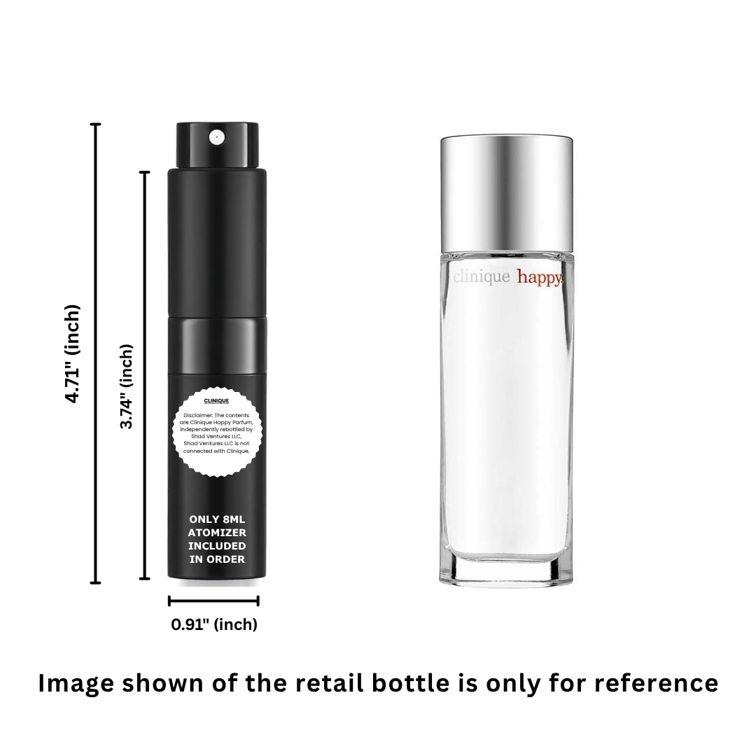 Clinique Happy Perfume Spray Women 8ml / 0.27oz – 100% Original Authentic Decanted Perfume