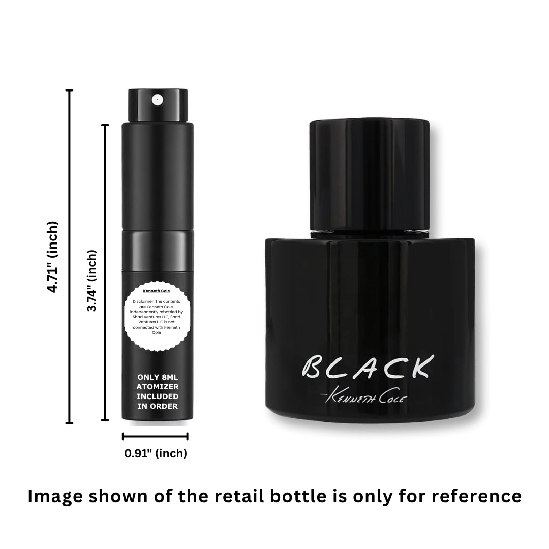 Cole Black Eau de Parfum 8ml / 0.27oz – Perfume Decant Original y Auténtico en Spray