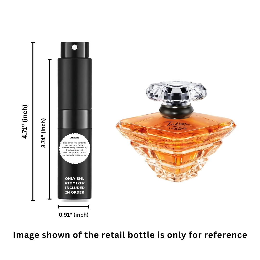 Lancôme Trésor Eau de Parfum Women 8ml / 0.27oz – 100% Original Authentic Decanted Perfume Spray