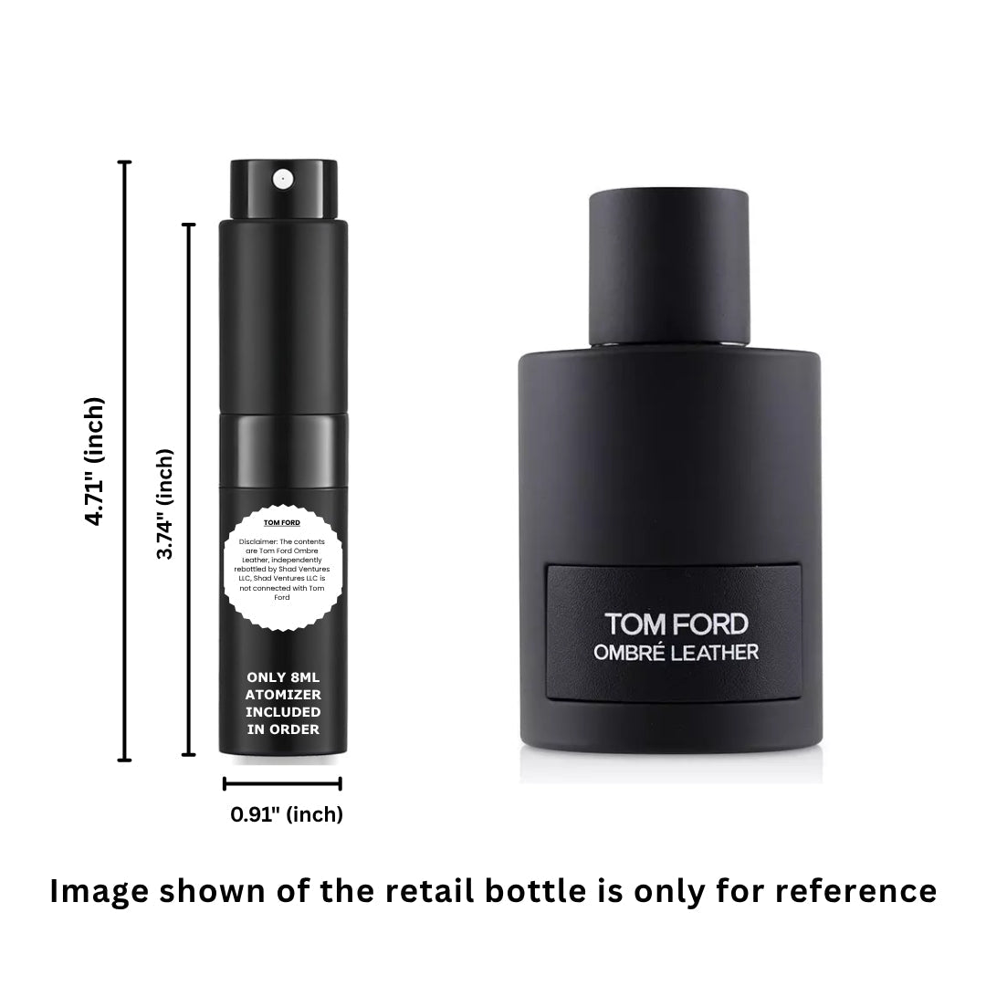 Tom Ford Ombre Leather Men Eau de Parfum 8ml / 0.27oz – 100% Original Authentic Decanted Perfume Spray
