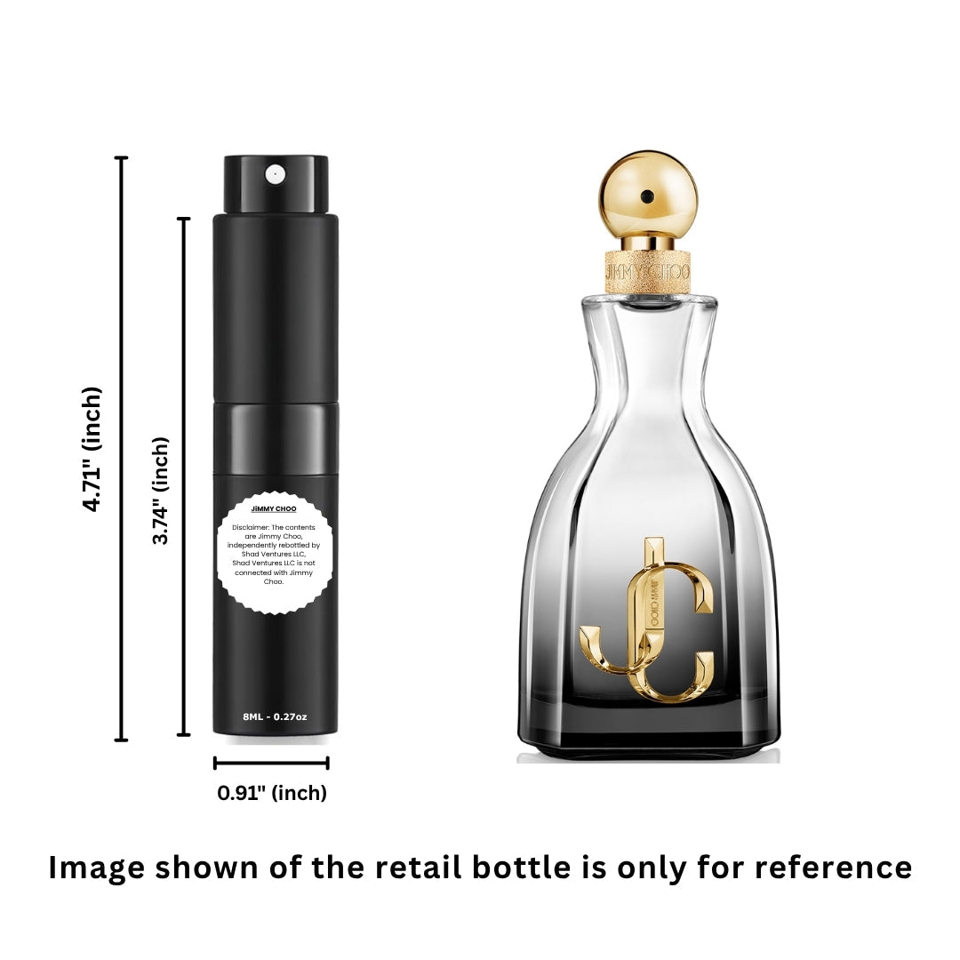 Jimmy Choo I Want Choo Forever Eau de Parfum 8ml / 0.27oz – Perfume Decant 100% Original Auténtico en Spray