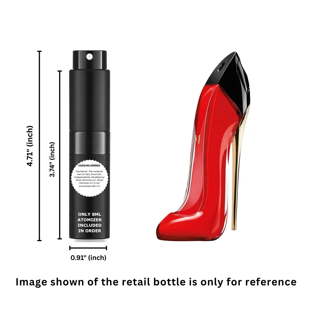 Carolina Herrera Very Good Girl Eau de Parfum for Women 8ml / 0.27oz – 100% Original Authentic Decanted Perfume Spray