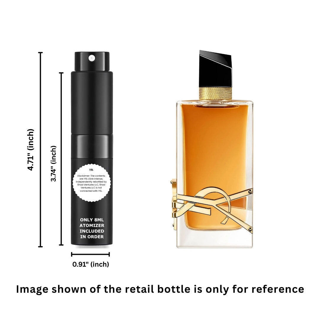 YSL Libre Intense Eau de Parfum for Women 8ml / 0.27oz – 100% Original Authentic Decanted Perfume Spray