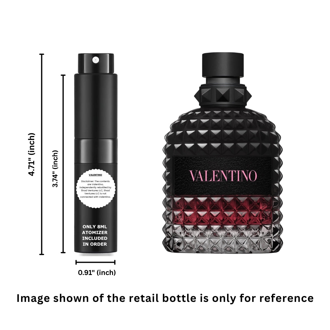Valentino Uomo Born In Roma Intense Eau de Parfum 8ml / 0.27oz – 100% Original Authentic Decanted Perfume Spray
