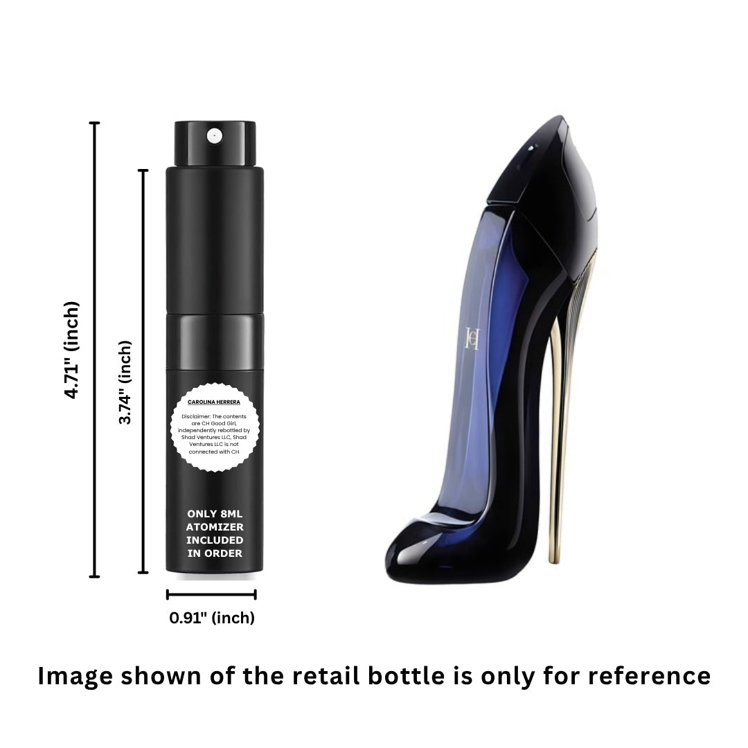 Carolina Herrera Good Girl Eau de Parfum for Women 8ml / 0.27oz – 100% Original Authentic Decanted Perfume Spray