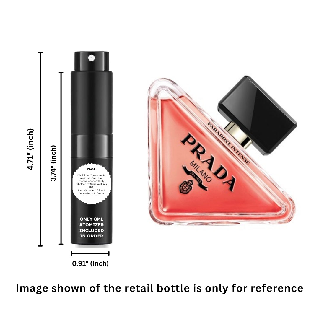 Prada Paradoxe Intense Eau de Parfum 8ml / 0.27oz – 100% Original Authentic Decanted Perfume Spray