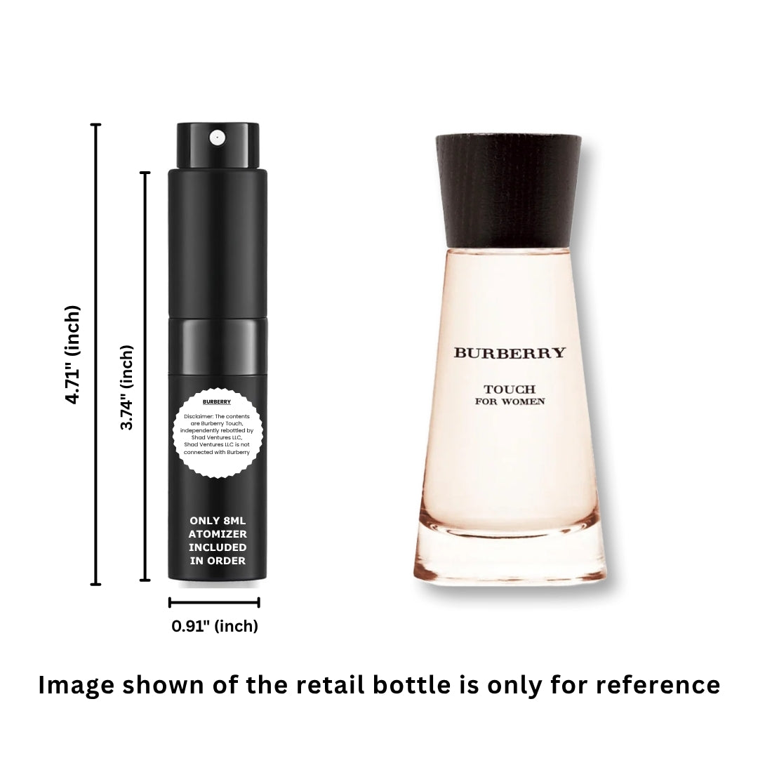 Burberry Touch for Women Eau de Parfum 8ml / 0.27oz – 100% Original Authentic Decanted Perfume Spray