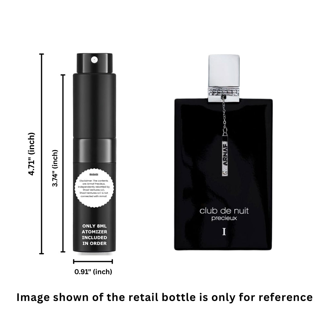 Armaf Club De Nuit Intense Précieux for Men 8ml / 0.27oz – 100% Original Authentic Decanted Perfume Spray