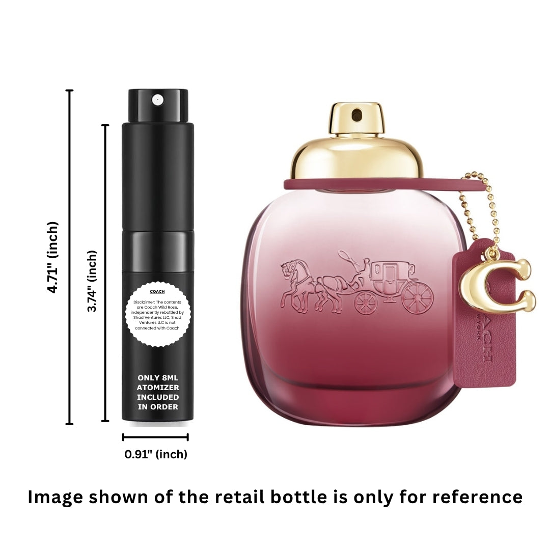 Coach Wild Rose Eau de Parfum para Mujeres 8ml / 0.27oz – Perfume en Spray Decantado 100% Original Auténtico