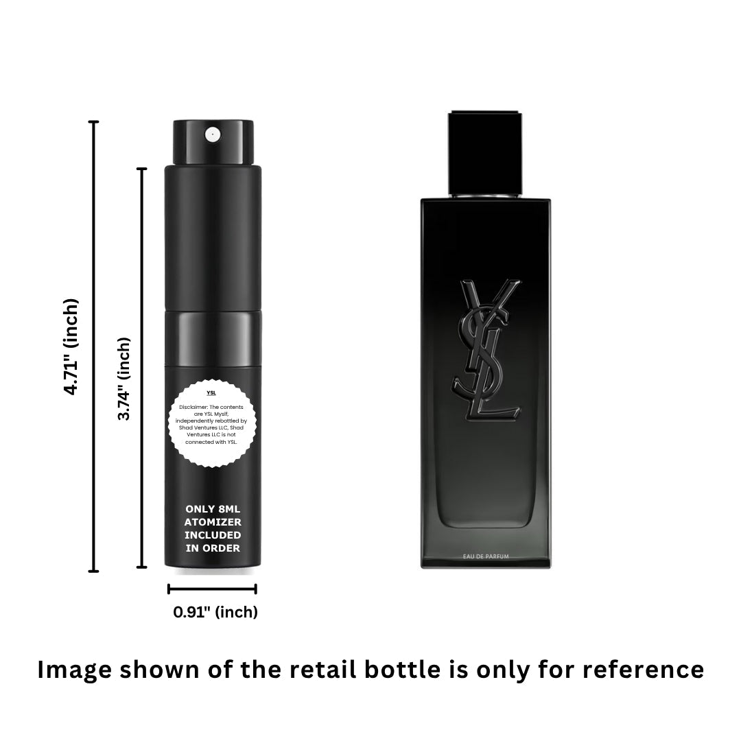 YSL MYSLF for Men Eau de Parfum 8ml / 0.27oz – 100% Original Authentic Decanted Perfume Spray
