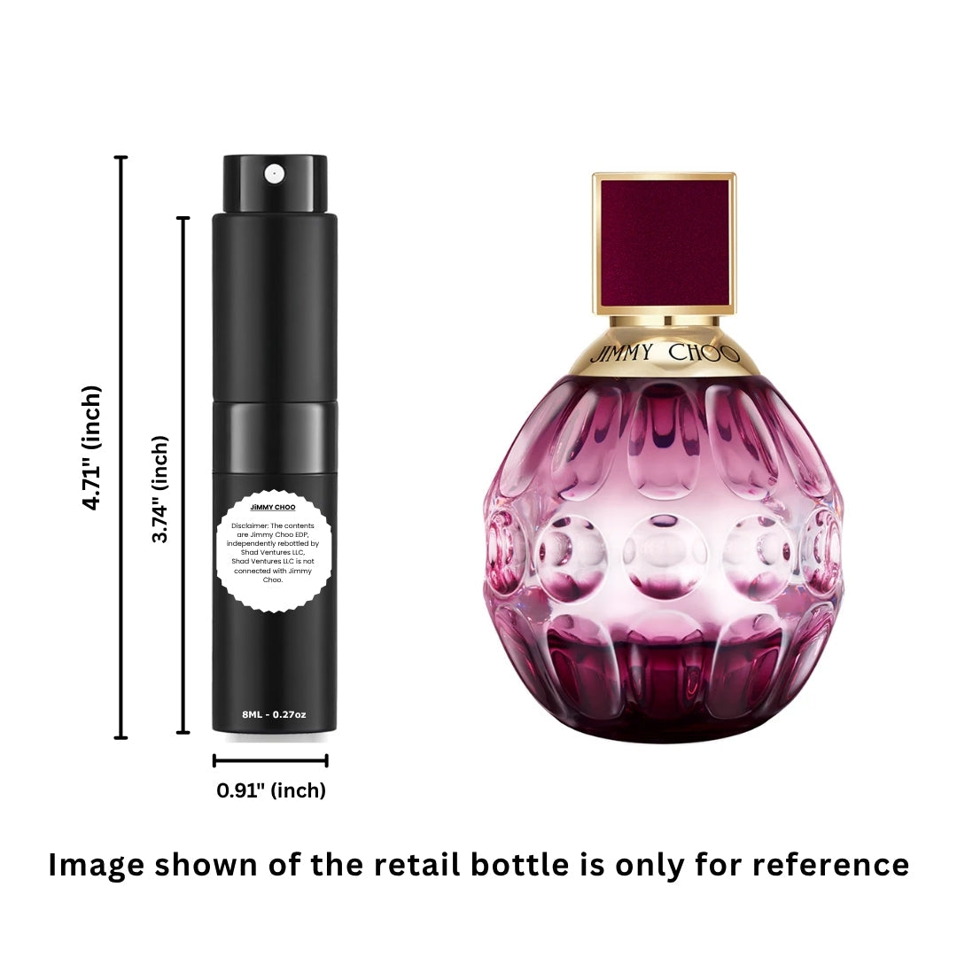 Jimmy Choo Fever Eau de Parfum Women 8ml / 0.27oz – 100% Original Authentic Decanted Perfume Spray