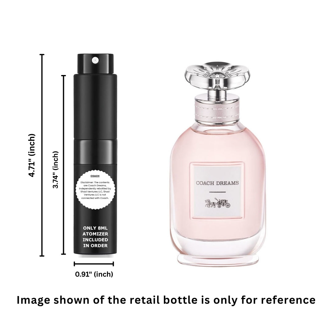Coach Dreams Eau de Parfum Women 8ml / 0.27oz – 100% Original Authentic Decanted Perfume Spray