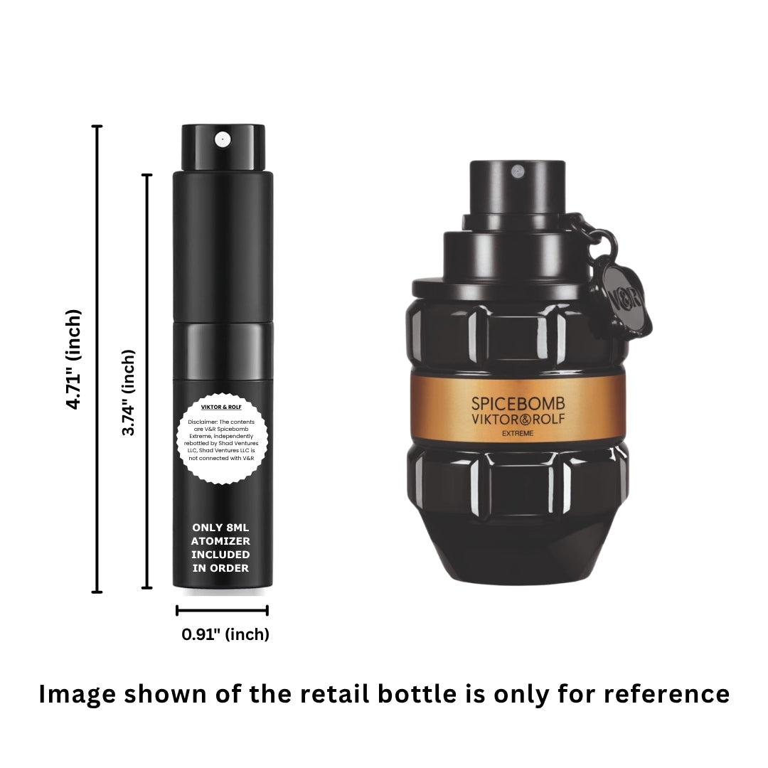 Viktor & Rolf Spicebomb Extreme Eau de Parfum 8ml / 0.27oz – 100% Original Authentic Decanted Perfume Spray