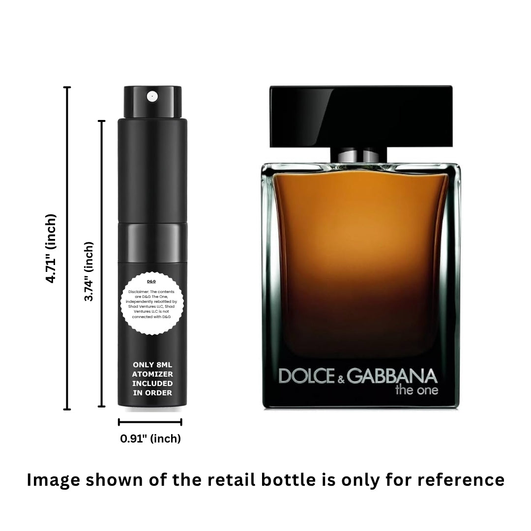Dolce & Gabbana (D&G) The One Eau de Parfum for Men 8ml / 0.27oz – 100% Original Authentic Decanted Perfume Spray