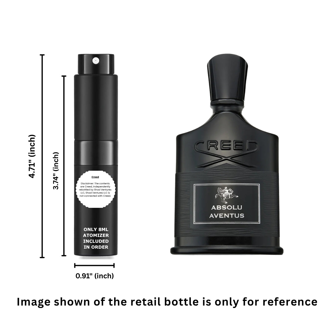 Creed Absolu Aventus Eau de Parfum for Men 8ml / 0.27oz – 100% Original Authentic Decanted Perfume Spray
