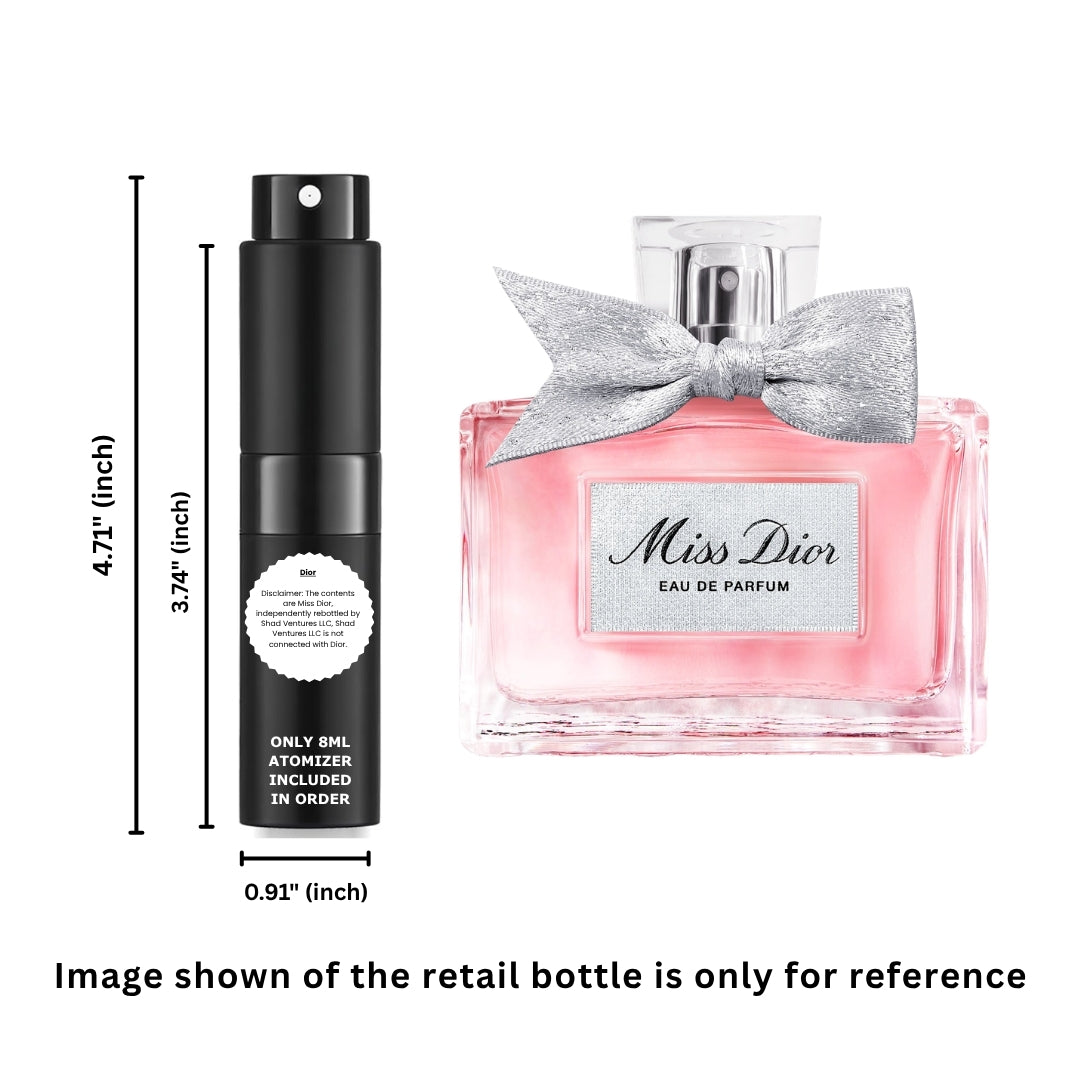 Dior Miss Dior Eau de Parfum for Women 8ml / 0.27oz – 100% Original Authentic Decanted Perfume Spray